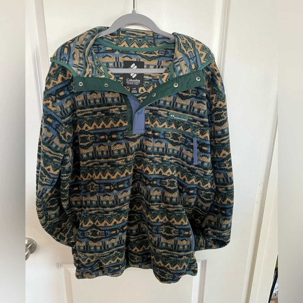 Columbia Geometric Pattern Jacket - Picture 1 of 4